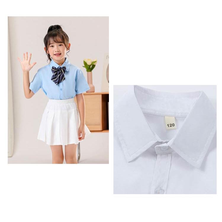 子供 男子 スクールシャツ フォーマルシャツ 高校生 女子 子供シャツ 白シャツ カッターシャツ コットン 制服 半袖シャツ 綿 キッズ 春夏 ブラウ |  | 15