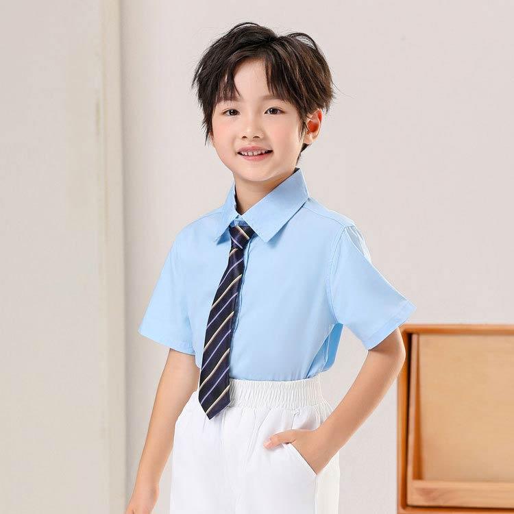 子供 男子 スクールシャツ フォーマルシャツ 高校生 女子 子供シャツ 白シャツ カッターシャツ コットン 制服 半袖シャツ 綿 キッズ 春夏 ブラウ |  | 04