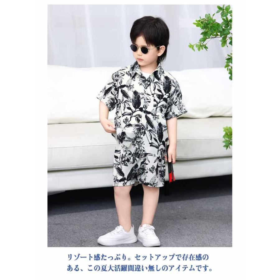 ショートパンツ キッズ 春夏 男の子 女の子 子供服 総柄 ジュニア 子ども キッズ ハーフパンツ 上下セット 旅行 セットアップ ベビー服 2点セッ |  | 10