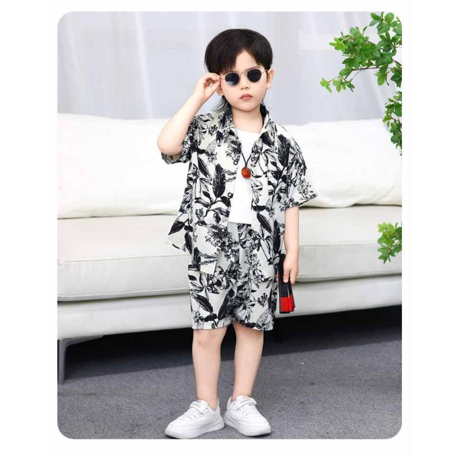 ショートパンツ キッズ 春夏 男の子 女の子 子供服 総柄 ジュニア 子ども キッズ ハーフパンツ 上下セット 旅行 セットアップ ベビー服 2点セッ |  | 11