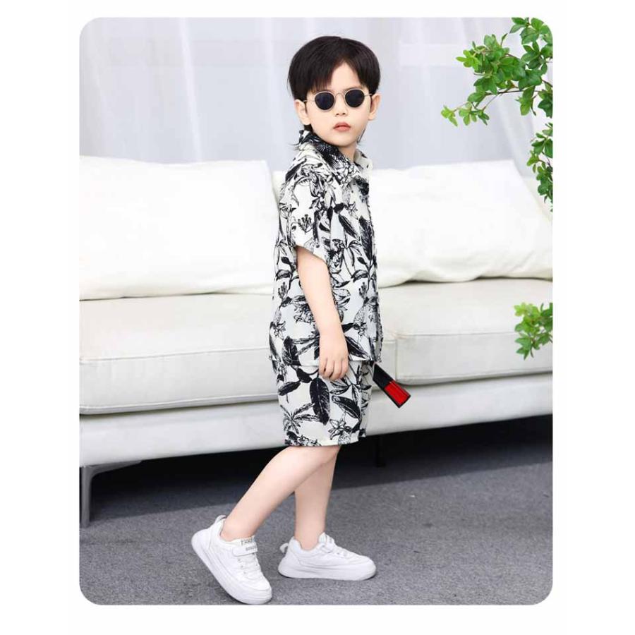 ショートパンツ キッズ 春夏 男の子 女の子 子供服 総柄 ジュニア 子ども キッズ ハーフパンツ 上下セット 旅行 セットアップ ベビー服 2点セッ |  | 12