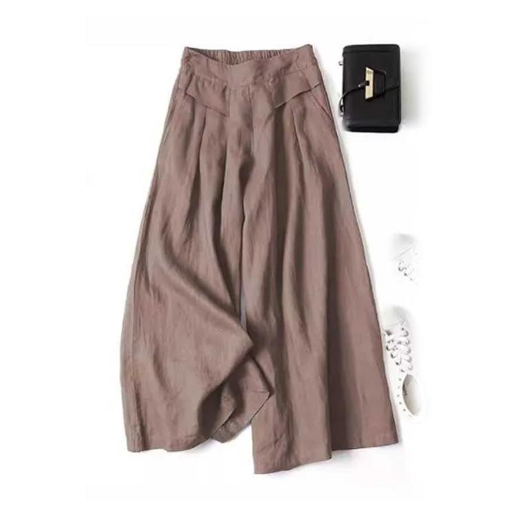 ガウチョパンツ レディース パンツ パンツ ワイドパンツ ゆったり スカンツ ガウチョ 夏 体型カバー ボトムス 速乾 大きいサイズ 九分丈パンツ キ |  | 01
