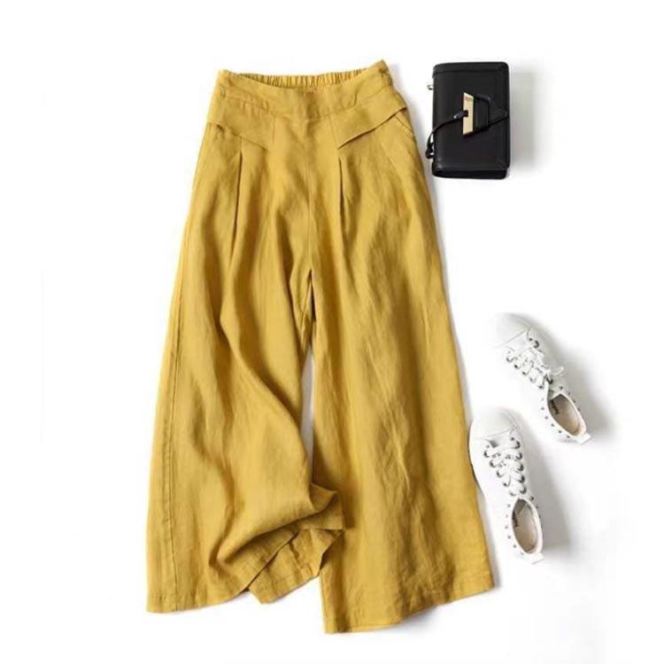 ガウチョパンツ レディース パンツ パンツ ワイドパンツ ゆったり スカンツ ガウチョ 夏 体型カバー ボトムス 速乾 大きいサイズ 九分丈パンツ キ |  | 03