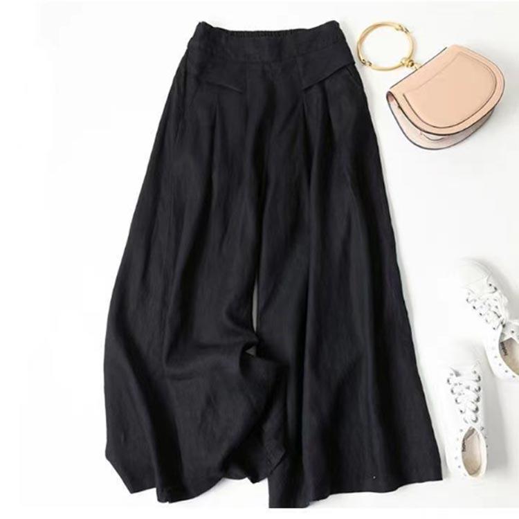 ガウチョパンツ レディース パンツ パンツ ワイドパンツ ゆったり スカンツ ガウチョ 夏 体型カバー ボトムス 速乾 大きいサイズ 九分丈パンツ キ |  | 04