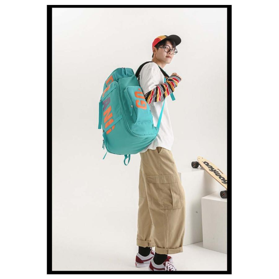 ボックス型 ビジネス リュックサック ジム バックパック 軽い 大容量