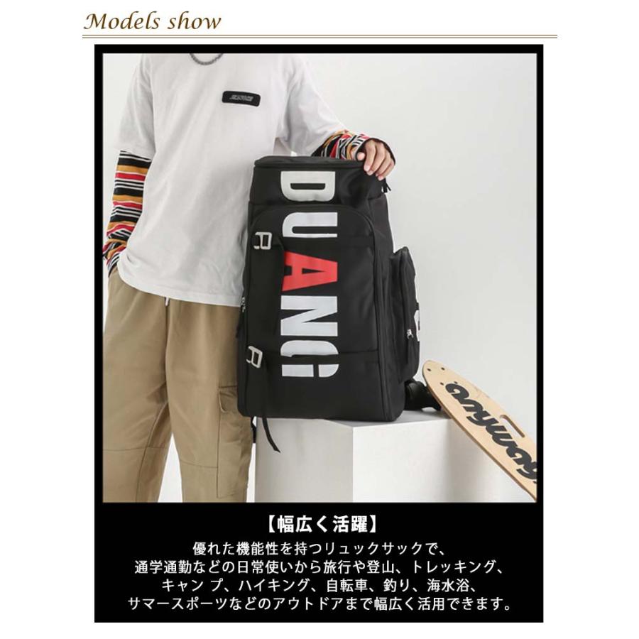 ボックス型 ビジネス リュックサック ジム バックパック 軽い 大容量