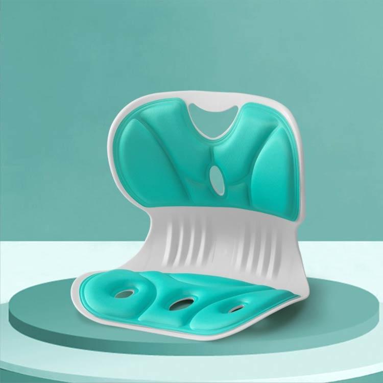 骨盤・姿勢矯正クッション・チェア　明るい緑 座椅子 学習机 姿勢矯正 クッション 子ども 子供用 椅子 猫背 姿勢