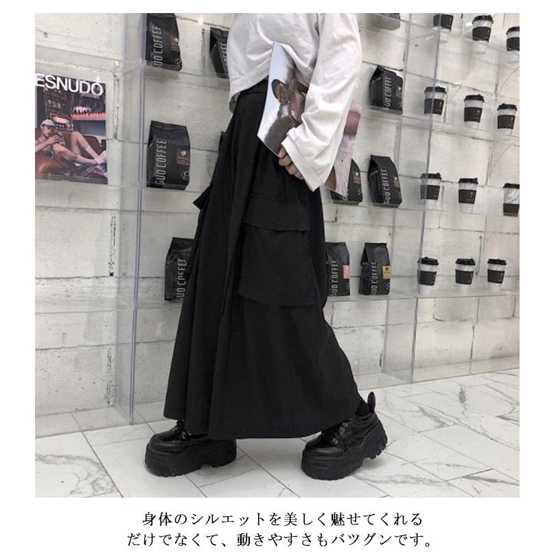 カーゴパンツ メンズ 超大きいサイズ レディース 体型カバー ズボン 袴