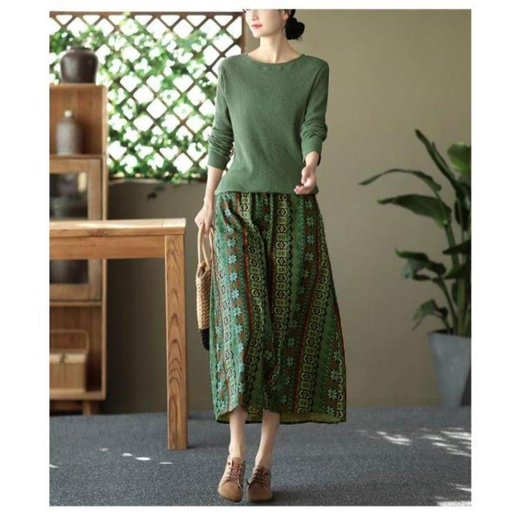 ロングスカート レディース 秋 チェック柄 カバー ボトムス スカート