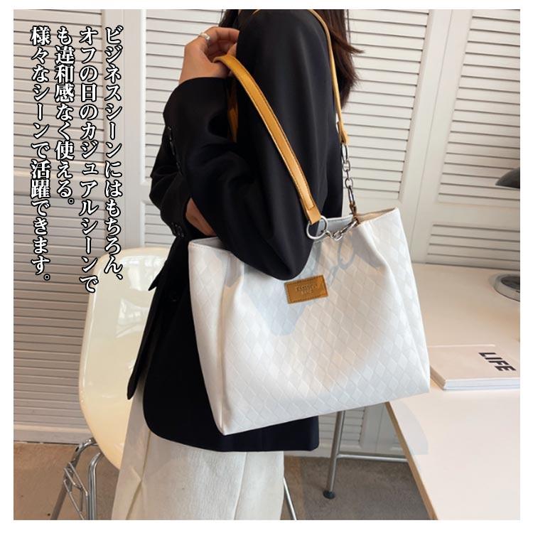 MILITARY ミリタリー レザーハンドル 大容量 トート バッグ 肩掛け可 大きめ トートバッグ 持ち手長め 大容量 PUレザー 軽量 肩掛け