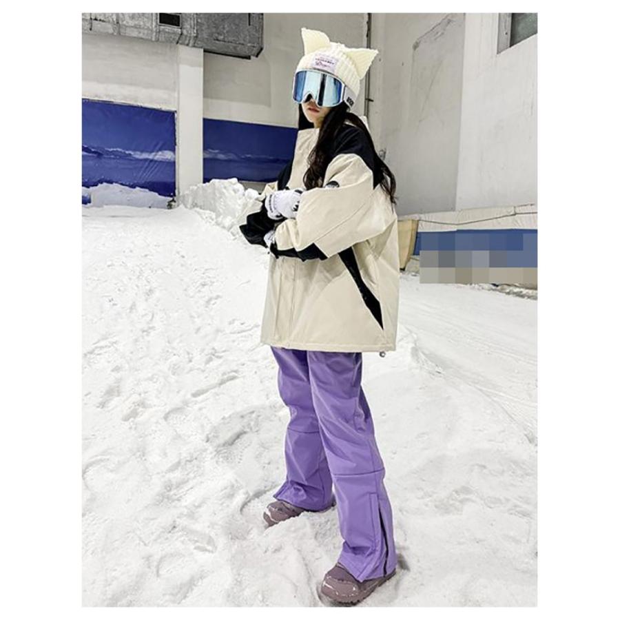 スキーウェア 撥水加工 スキースーツ メンズ 上下セット ジャケット