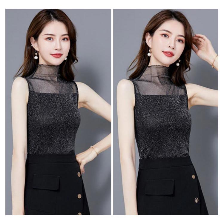 トップス レディース 2枚セット インナー Tシャツ ノースリーブ 春 