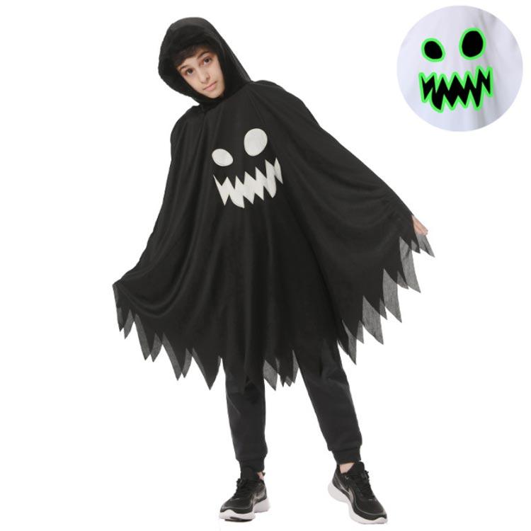 ハロウィン キッズ ポンチョ 女の子 仮装 ゴースト かわいい おばけ