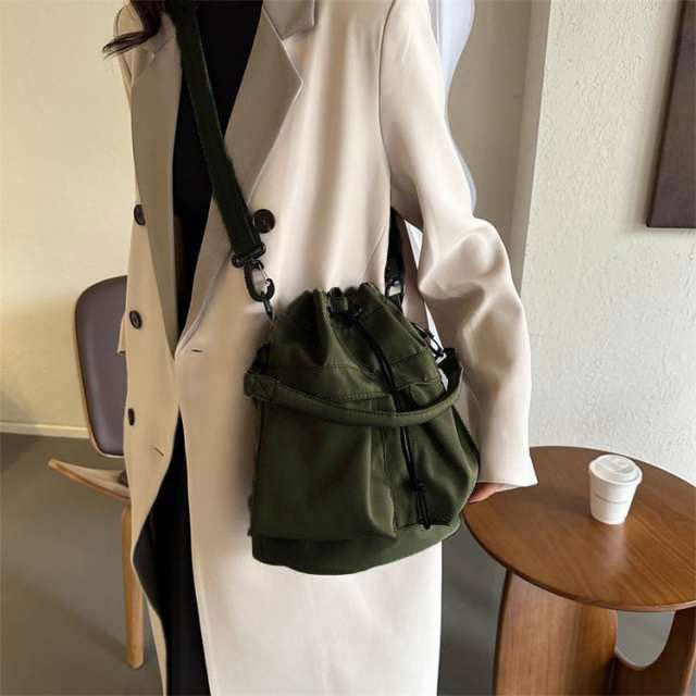 3way巾着バッグ　ドロスト 楽天市場】ドロストバッグ ショルダーバッグ 2way 3way 巾着 バッグ