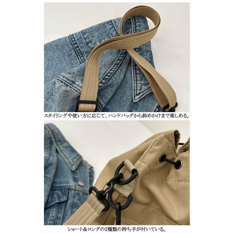 3way巾着バッグ　ドロスト 楽天市場】ドロストバッグ ショルダーバッグ 2way 3way 巾着 バッグ