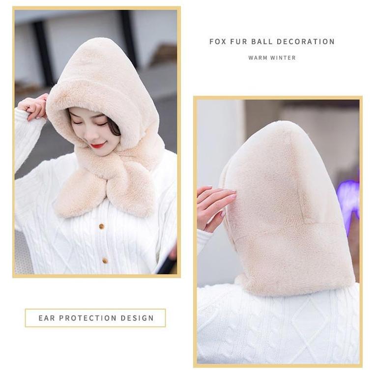 フード 防寒 フード付き ネックウォーマー 付き バラクラバ ボンネット