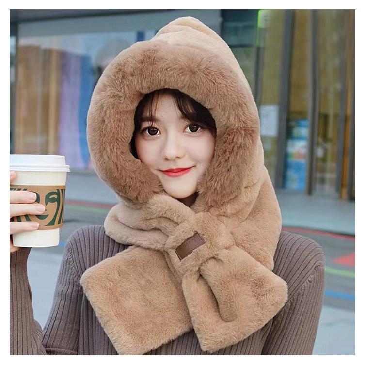 バラクラバ フード付き レディース フェイスガード ネックウォーマー