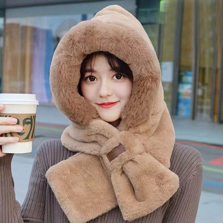 フラテリータリー fox fur バラクラバ ネックウォーマー フード ベージュ FRATELLI TALLI（フラテリタリ） ネックウォーマー スヌード フラ