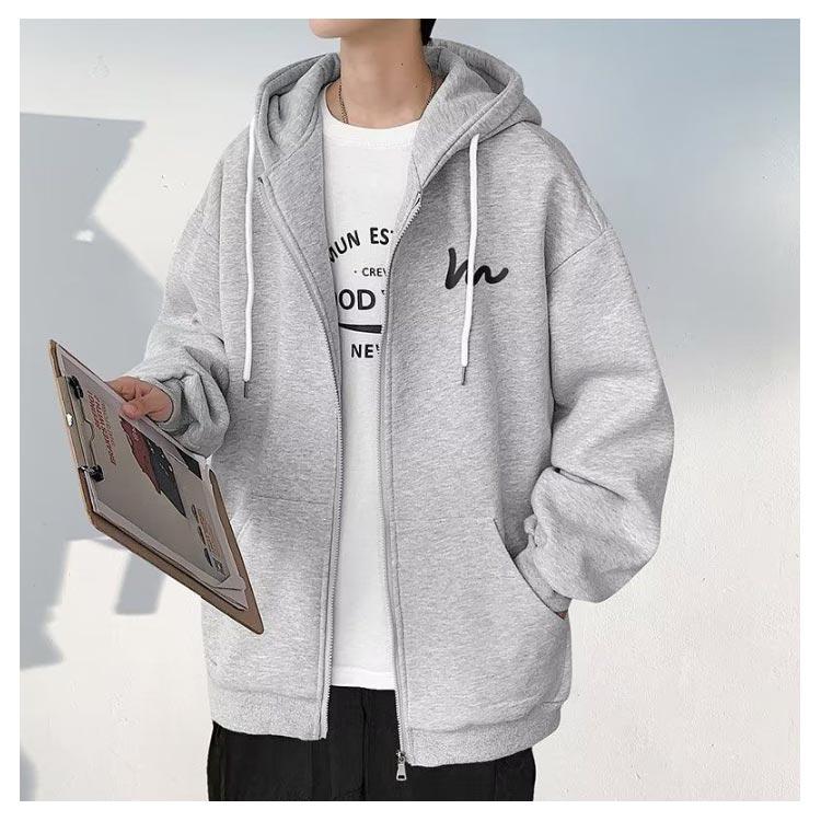 2タイプ 裏起毛 無地 ジップパーカー ジップアップ 長袖 トップス