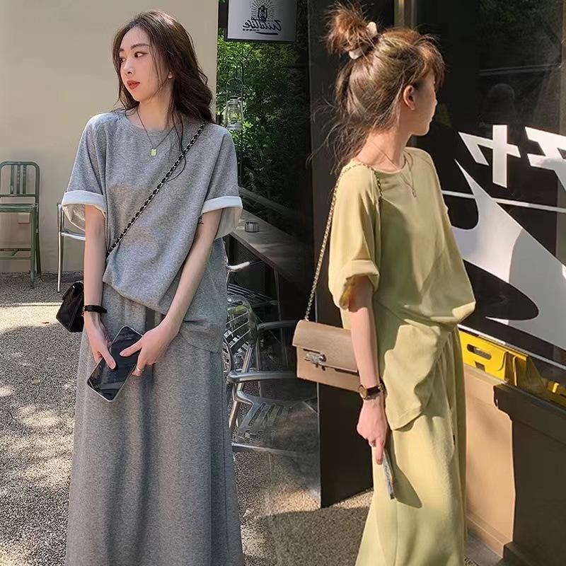 セットアップ 半袖Tシャツ スカート 上下セット スウェット スエット