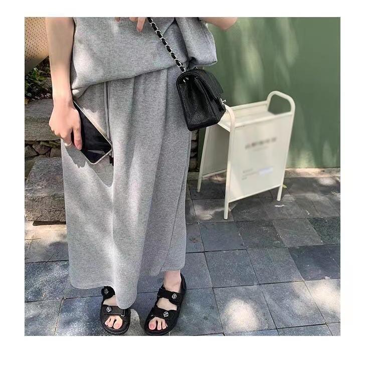 セットアップ 半袖Tシャツ スカート 上下セット スウェット スエット