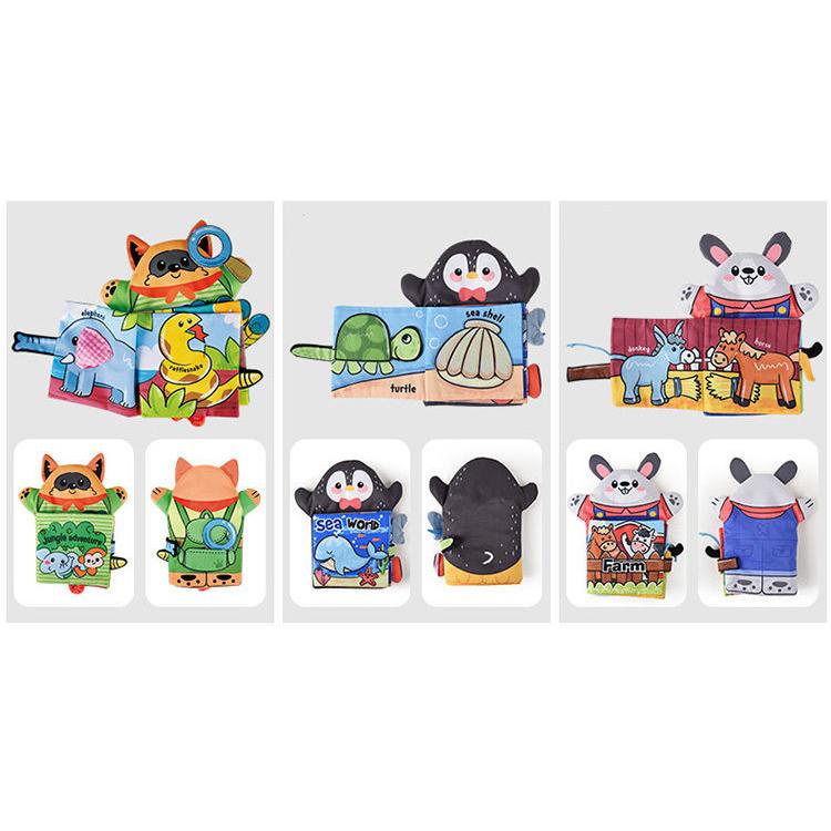 布絵本 しかけ絵本 仕掛け絵本 ぬいぐるみ アニマル 動物 ソフトブック トイ 絵本 知育玩具 洗濯 洗える 1歳 ベビー 赤ちゃん 男の子 女の子 |  | 14