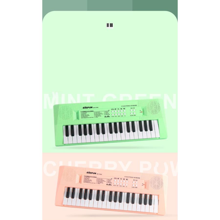 ミニ キーボード 楽器 ピアノ おもちゃ 電子 37鍵盤 演奏 初心者 音楽