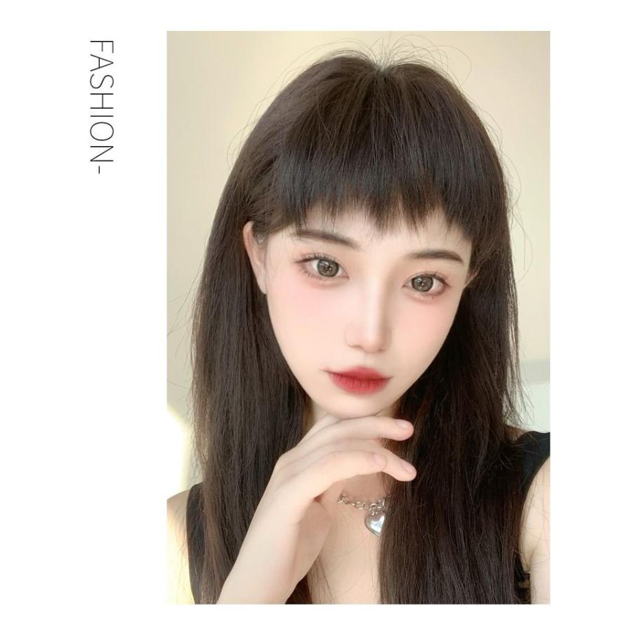 送料無料 前髪ウィッグ 自然 前髪 ウィッグ 部分 部分ウィッグ ポイントウィッグ つけ毛 付け毛 エクステ かつら フルバング 厚め 自然 部分ウィ |  | 05