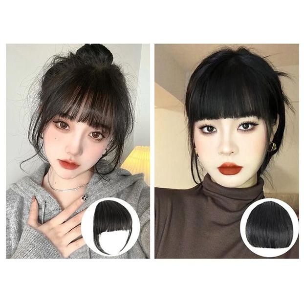 ウィッグ エクステ 前髪ウィッグ 選べる2タイプ 自然 サイド付き サイド無し ぱっつん 前髪ウィッグ 送料無料 お団子 ウイッグ つけ毛 コスプレ |  | 16
