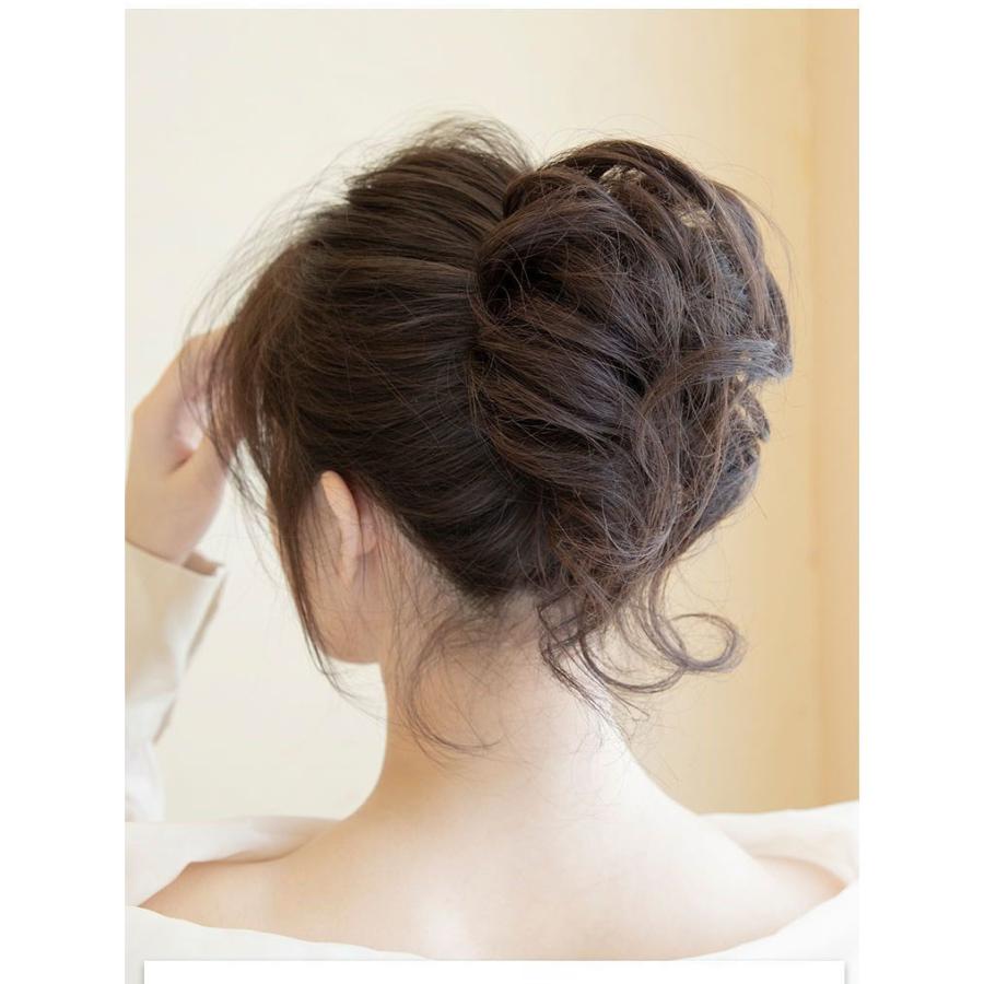ウィッグ エクステ シュシュ お団子 ウイッグ お団子ウィッグ ヘアゴム エクステ メッシュ シュシュウィッグ ポニーテール つけ毛 夏祭り 花火大会 |  | 08