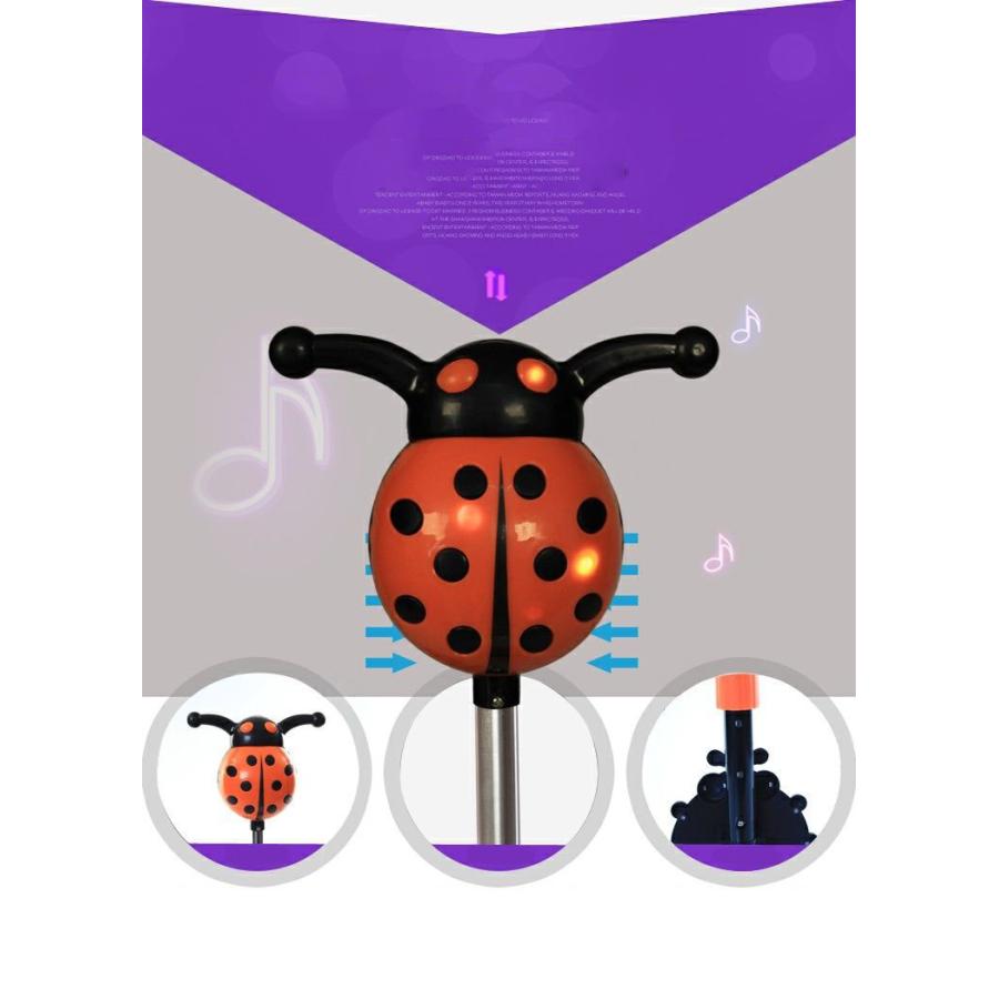 送料無料 キックボード 子供 4輪 光るホイール 音楽 キックスケーター 子供用 キックスクーター 左右独立 ブレーキ付 高さ調節 安全設計 かわいい |  | 11