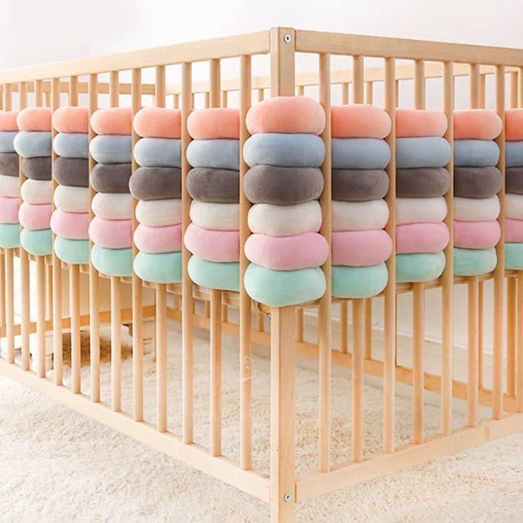 送料無料 ベッドガード ベビーガードクッション 取り外し 持ち運びに便利 出産祝い 赤ちゃん 北欧 サイドガード 転落防止 ベッドバンパー 寝返り防止 |  | 10