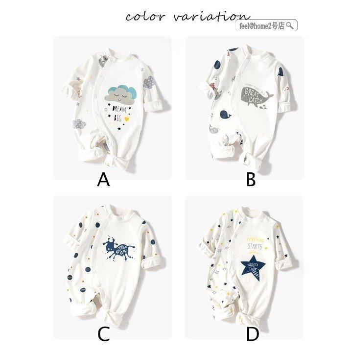 送料無料 カバーオール 長袖 ベビー服 春秋冬 無地 新生児 プチプラ 子供服 保育園 シンプル 男 女 可愛い ベビー おしゃれ |  | 01