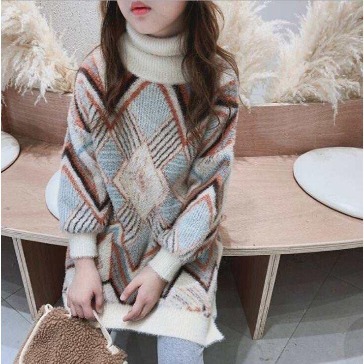160cm 120cm 140cm 可愛い 服 130cm ワンピ 韓国 子ども 小学生 タートルニット 子供服 秋 ワンピース タートルネック |  | 03