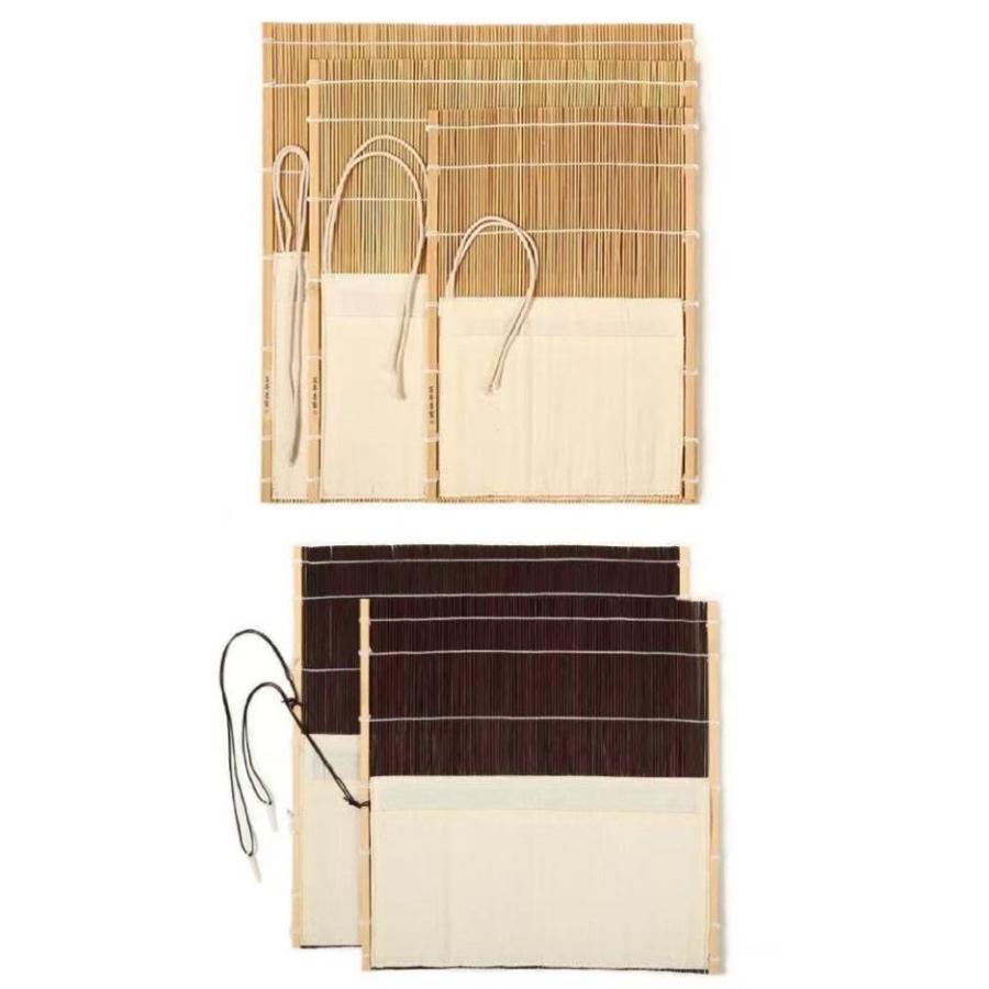 5/7/10本収納可 ポケット付き 36×35cm 筆巻き 筆巻 書道 33×32cm