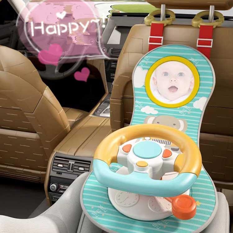 ステアリングホイールおもちゃ ベビーカーおもちゃ 知育玩具 赤ちゃん 