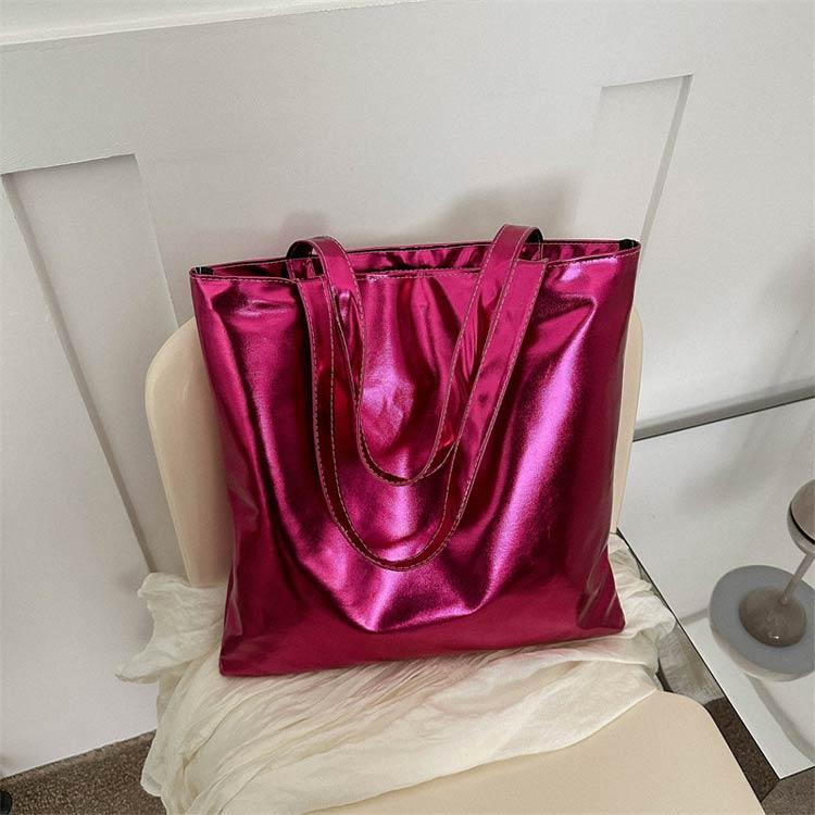 レディース 肩掛けバッグ トートバッグ 大容量 キラキラ ハンドバッグ