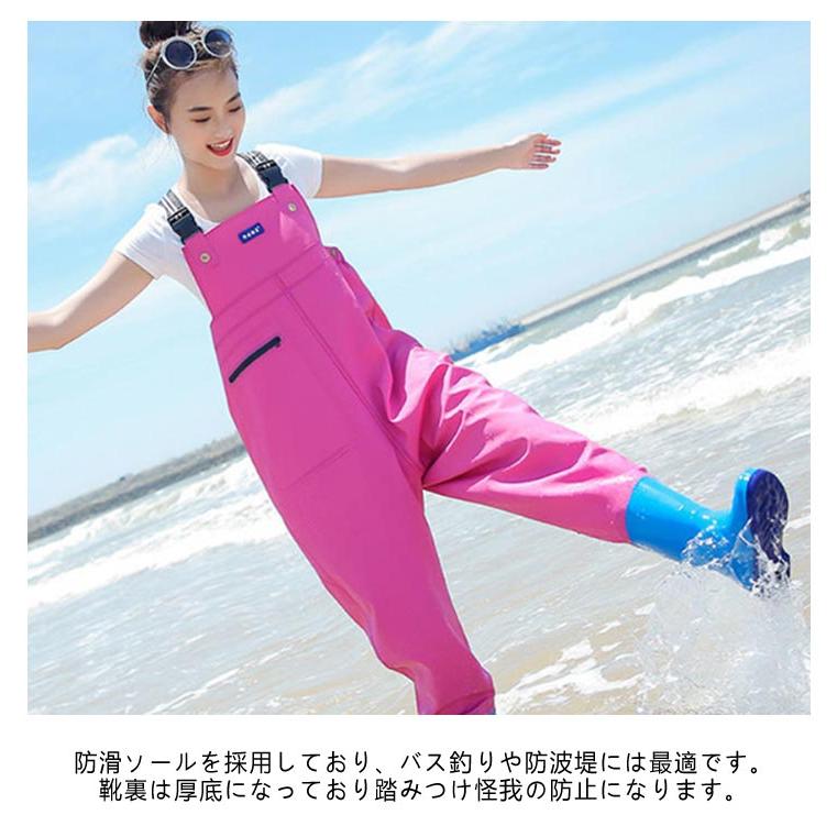チェストハイウェーダー 釣り 胴付き長靴 レディース 農作業 女性用 胴長靴 水仕事 フィッシングウェーダー 潮干狩り 胴長 ブーツ 渓流釣り 漁業
