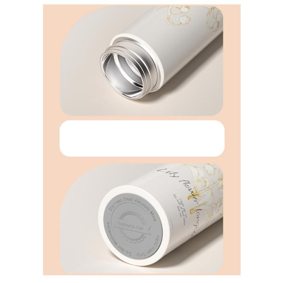 水筒 大人 マグボトル 保冷 マイボトル 直飲み スズラン柄 保温 【温度