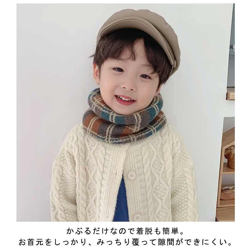 女の子 選べる20タイプ 肌にやさしい ネックウォーマー キッズ 