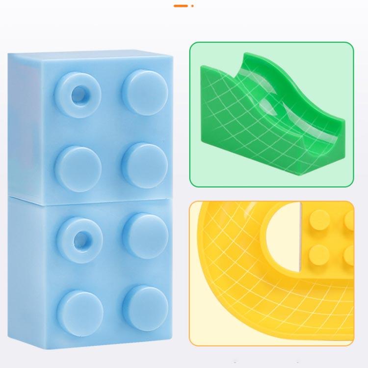 組立 336ピース ボール転がし ぴたごらすいっち 知育玩具 スロープ