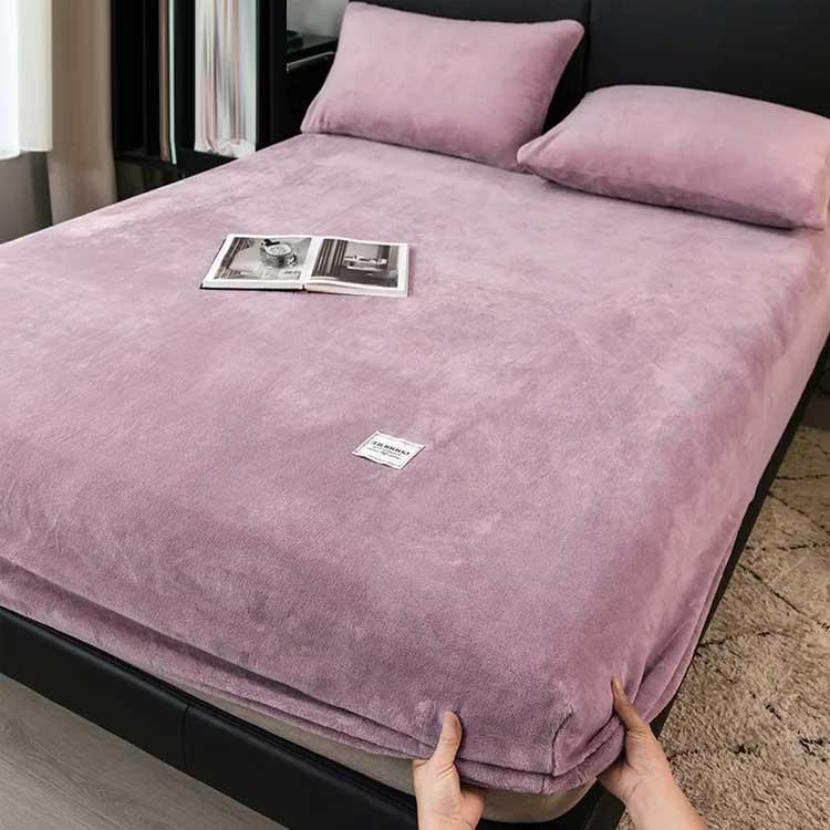 フランネル ボックスシーツ セミダブル シングル ベッドシーツ