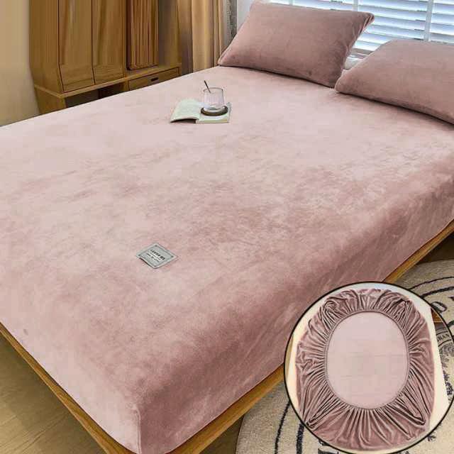 フランネル ボックスシーツ セミダブル シングル ベッドシーツ