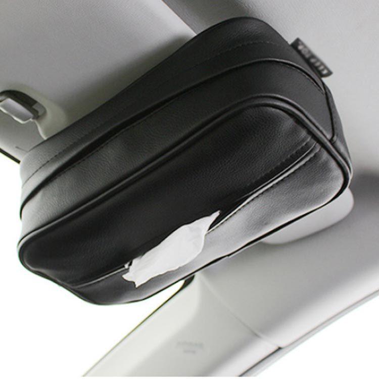 多車種対応　車用 車内用 ティッシュ ケース カバー カー 用品 アクセサリー PUレザー　ティッシュボックス 取り付け簡単　スマホ収納兼用　小物収納 |  | 01