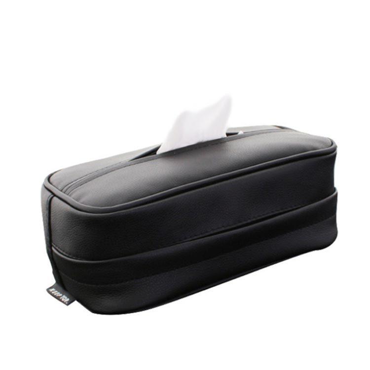多車種対応　車用 車内用 ティッシュ ケース カバー カー 用品 アクセサリー PUレザー　ティッシュボックス 取り付け簡単　スマホ収納兼用　小物収納 |  | 04