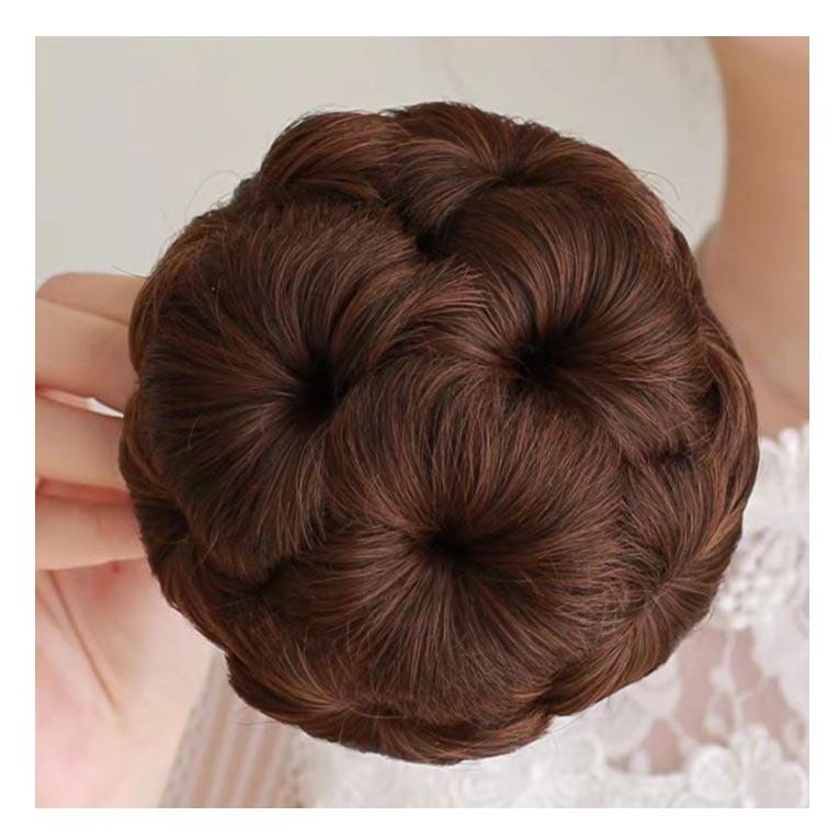 送料無料 シニヨンウィッグ エクステ ヘアクリップ クリップ式 つけ毛