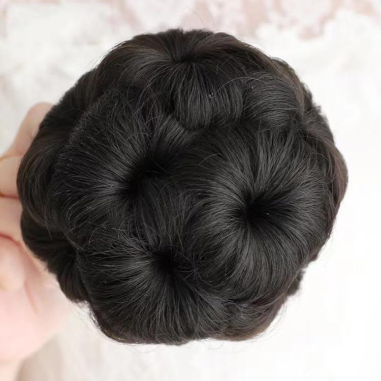 送料無料 シニヨンウィッグ エクステ ヘアクリップ クリップ式 つけ毛
