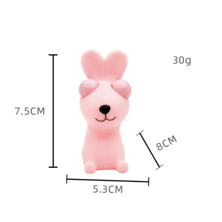 目が飛び出る スクイーズ 6個セット 玩具 面白い ストレス 解消