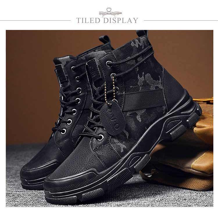 スニーカーブーツ メンズ ショートブーツ 編み上げ レースアップ