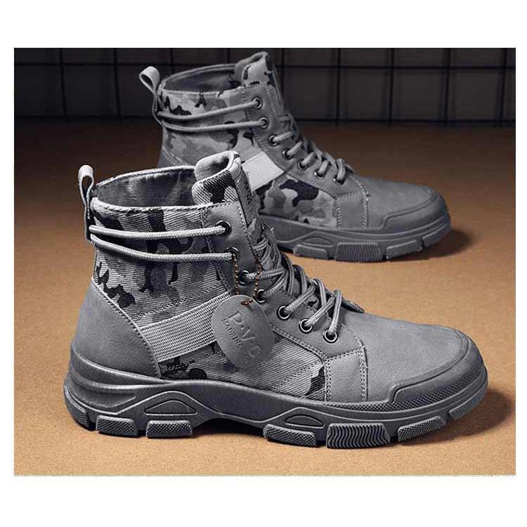 スニーカーブーツ メンズ ショートブーツ 編み上げ レースアップ